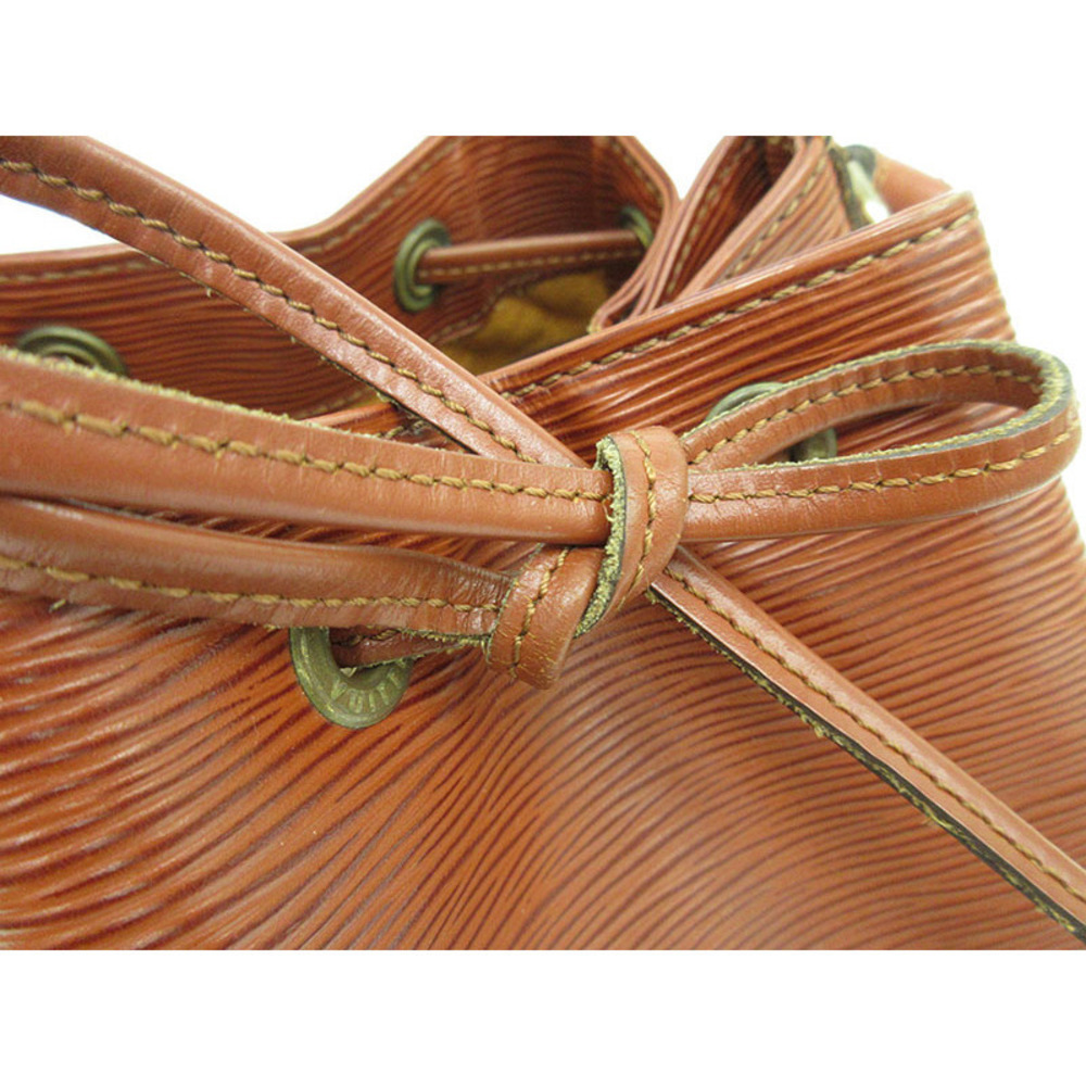 LOUIS VUITTON Epi Petit Noe Drawstring Shoulder Bag Kenya Brown - Picture 7 of 11